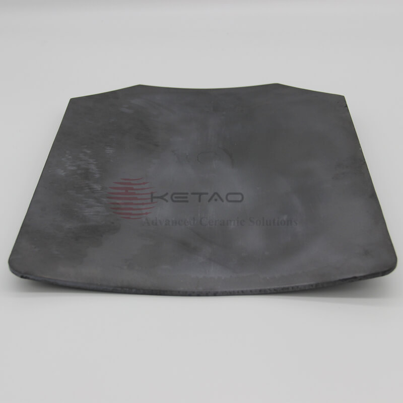RBSiC Torso plate, Reaction Bonded Silicon Carbide Torso Plate, RBSiC monolithic plate, Reaction Bonded Silicon Carbide monolithic plate, ceramic torso plate for SAPI and ESBI